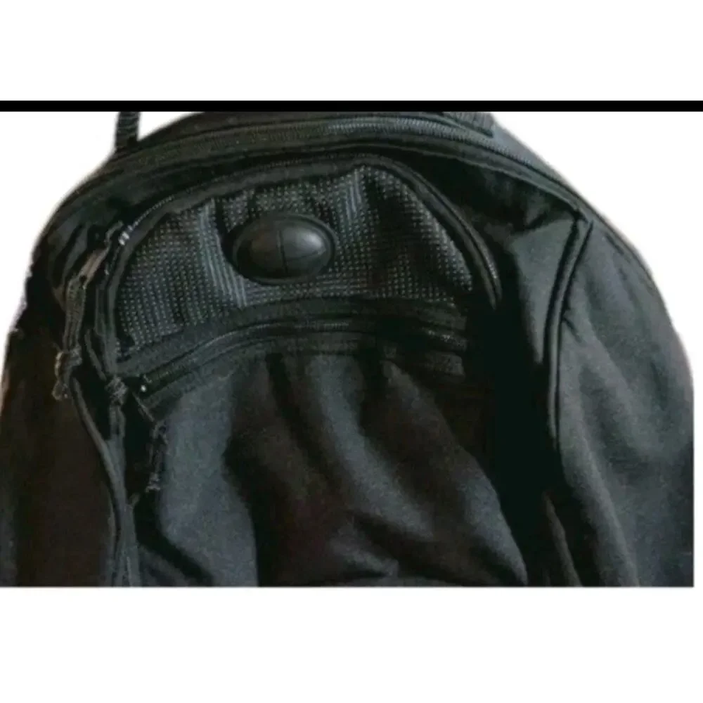 IBM Padded Laptop Backpack Logo Pockets Black Bag Canvas Employee Thinkpad
